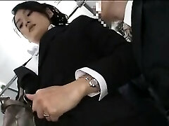 Japanese public bus suck off and fuck