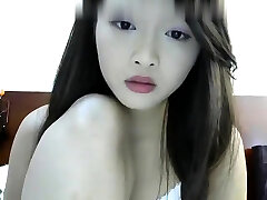 Super-hot Chinese teen live pussy masturbate