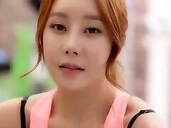 ha na gyung korean woman health trainer teach how to fuck-a-thon gym