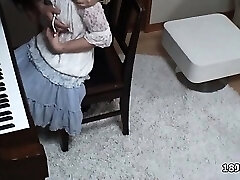Cute asian teen honey gets horny part1