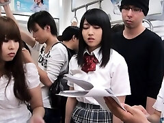 Japanese group sex with pussy licking and fucking