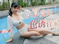 Lustful Asian wife seduced Housekeeper while Spouse was not at home - Cockold spouse