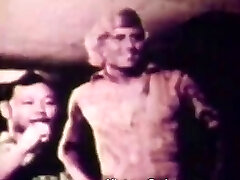Huge Man Rod Fucking Asian Pussy in Bangkok (1960s Vintage)