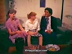 mummy Joins not Her daughter Fucking (1970s Vintage)
