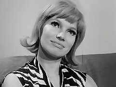 Black and white retro porn with softcore girl-girl action