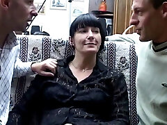 Italian amateur having 3some sex with her stepbrother and husband