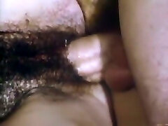 Skinny and cool white chick with big boobs and very hairy pussy