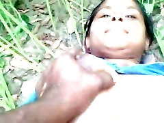 Desi Village Aunty Humped Outdoor with Young Lover