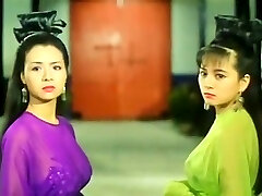 Chinese orgy with stellar and skinny asian babe in her bedroom