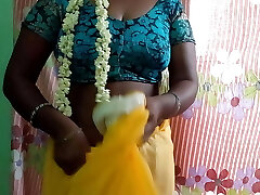 Indian hot female removing saree