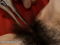 Deep anal fuck-fest with hairy chinese babe