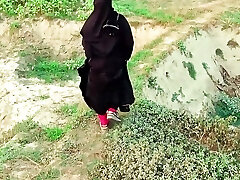 Called a beautiful female dressed in hijab from outside and had fucked.