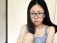 Striptease with cute japanese teen