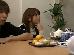 Japanese fun under kotatsu(Footjob and Hj)