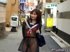 Mikan Hot Asian model luvs flashing her