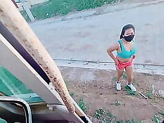 Risky fuck-fest in public - Kinantot si Ganda sa pambuliko lugar
