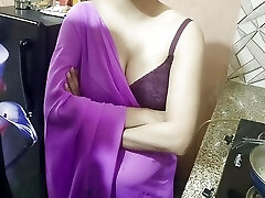 Desi Indian step mom surprise her step sonnie Vivek on his birthday dirty talk in hindi voice