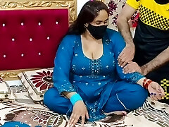 Mind-blowing Indian Mistress Hard Fucking in doggy styles after full assets oil massage