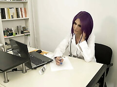 Greek nurse Elena Xatzi displays how to use the COVID Vaccine