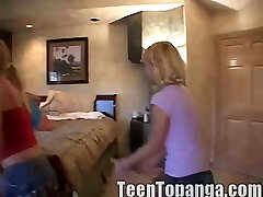 Party turns into lesbian muff licking orgy