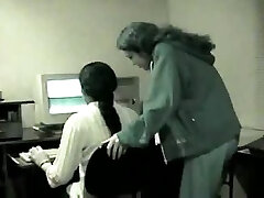 Going lesbian with my cute co-employee in the office