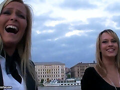 Blue Angel and Sophie Moone rail on a boat