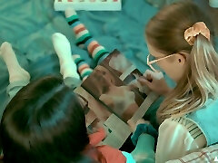 Freaky and playful lesbian Cadence Lux gonna enjoy sensual threesome