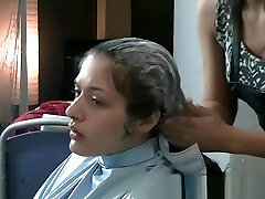 extraordinary hair-wash then dry then wash again