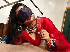 Indian stepmom caught her stepson jerking with her undies and porked her