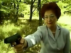 Mature Redhead Super-bitch Fucking Outdoors