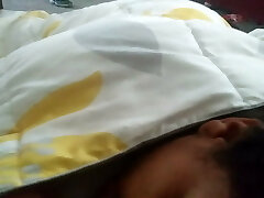 Wife sucking hard-on early morning