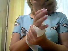 Fisting pussy of mature russian madame lisa