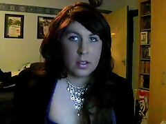 BBW Crossdresser Unclothes Jerks Cums