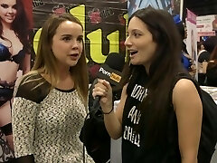 Dillion Harper & Sydney Leathers at eXXXotica 2015 with Pornhub Aria