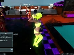 Talon Queen's - 3DXCHAT - strip tease dancing #82
