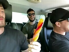 BLUS CREW EP Two, 3 wolves get caught naked in a field.