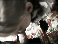 Teenager orgasm in satin gown and satin gloves - remake vid