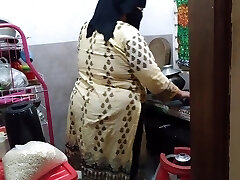 Hot Mommy - Indian 55 Year Old Hot Fucked By Son In Law In Kitchen - Jism In The Big Ass