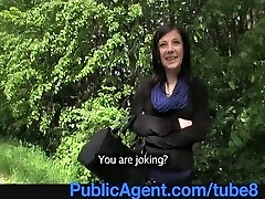 PublicAgent Virginal young woman fucked in the bushes
