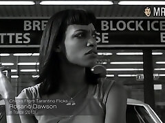 Naked Uma Thurman and other damsels from Tarantino flicks