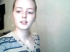 Inexperienced blonde teen blowjob and fucking in the bathroom