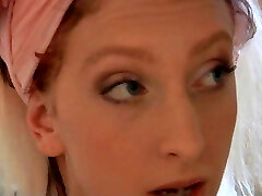 Oldman hotel customer fucks the horny young maid