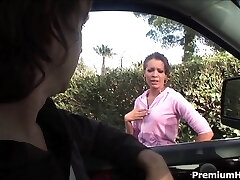 Beautiful Vanessa Lane fucks stranger