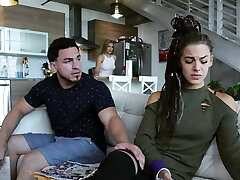 FamilyStrokes - Hot sista Sloan Harper Fucks Stepbro