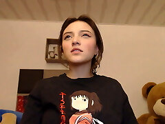 Handsome Nerdy Colombian Babe Tempts You With Her Pale Virgin Booty