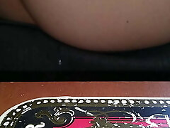 Ass bukkake, He enjoys on my dilated anus ...and I like that