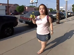 Mini Mya Has A Meaty Of A Thing For Thick Black Guys