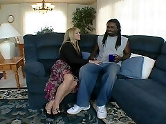 Awesome interracial action with Nathan Threat and Nicole Moore