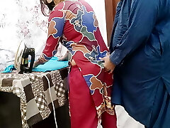 Desi Pakistani Beautifull Maid Poked On Iron Table