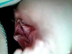 Masturbation with hairbrush continued